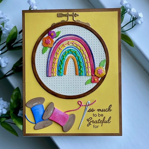 Spellbinders stanssi – GATHERING STITCHES3