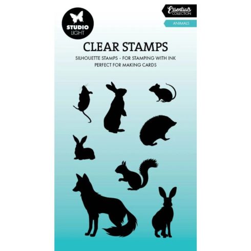 Studio Light Clear Stamp – Animals leimasinsetti