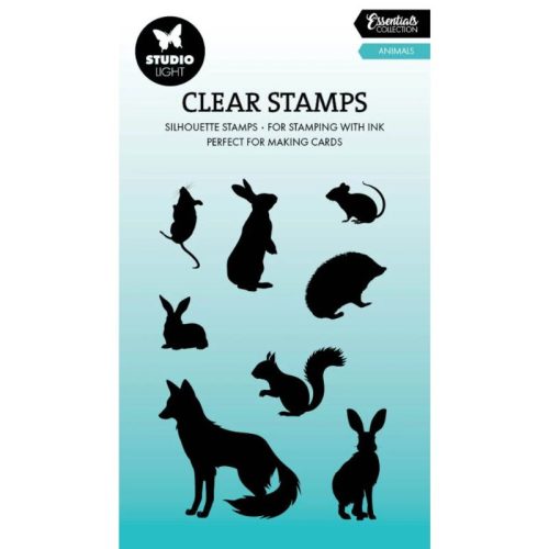 Studio Light Clear Stamp – Animals leimasinsetti