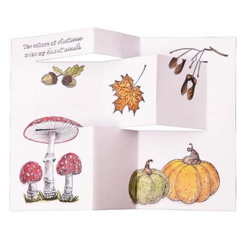 Studio Light Clear Stamp – Everlasting Autumn Mushrooms leimasinsetti 1