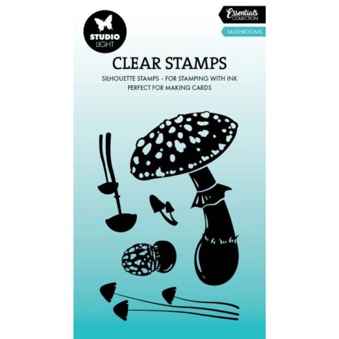 Studio Light Clear Stamp – Mushrooms leimasinsetti