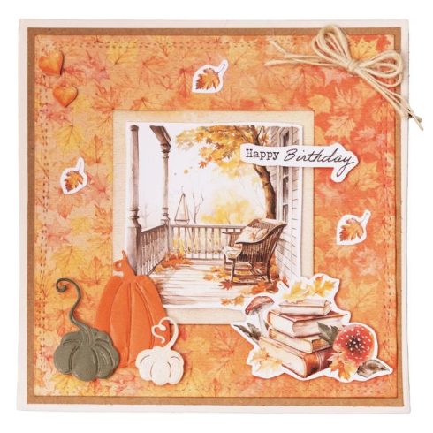 Studio Light Paper Pad – Everlasting Autumn Background paperilehtio 20x20cm 2