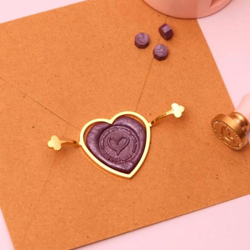 Studio Light Wax Seal Shapers sinettimuotti – SCALLOP & HEART