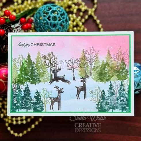 Woodware Clear Stamps – Reindeer leimasinsetti 1