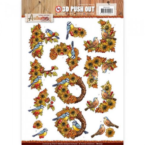 Amy Design 3D-arkki – Autumn Colors Birds