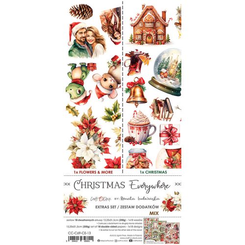 Craft O’Clock – Christmas Everywhere Extras Set MIX leikekuvat 15 x 30 cm