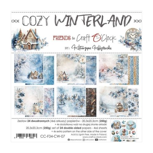 Craft O’Clock – Cozy Winterland paperilajitelma 20 x 20 cm