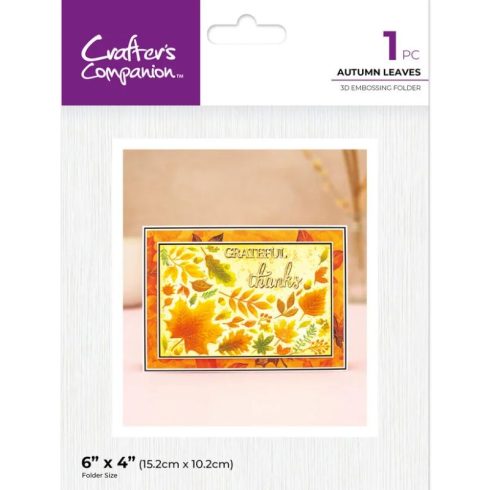 Crafter’s Companion 3D kohokuviointikansio – AUTUMN LEAVES