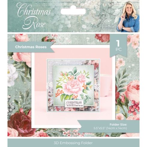 Crafter’s Companion 3D kohokuviointikansio – CHRISTMAS ROSES