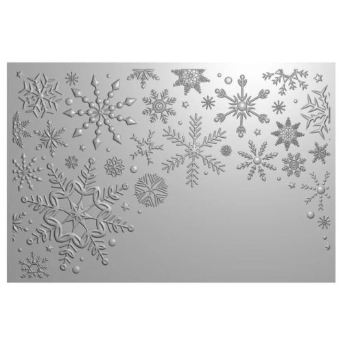 Crafter’s Companion 3D kohokuviointikansio – SPARKLING SNOWFLAKES