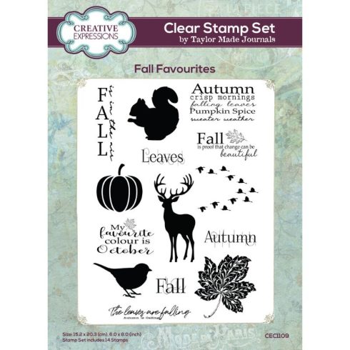 Creative Expressions Clear Stamp – Fall Favourites leimasinsetti