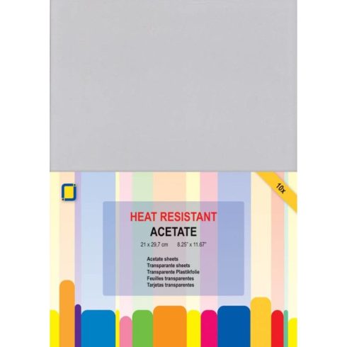 JEJE Heat Resistant Acetate A4 – Asetaattikalvo lämmönkestävä (10kpl)