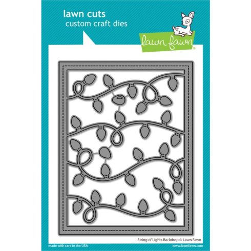 Lawn Fawn stanssi – STRING OF LIGHTS BACKDROP