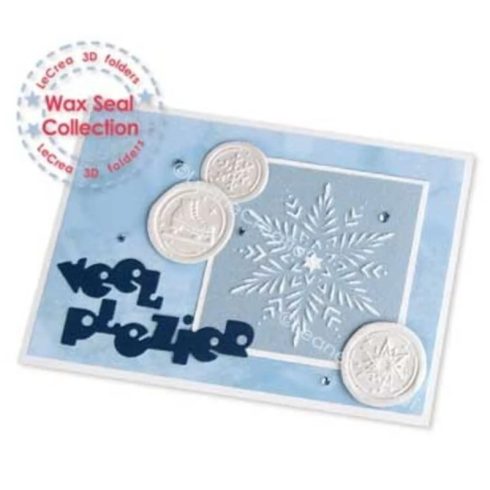 Leane Creatlef 3D kohokuviointikansio – WAX SEAL WINTER TIME