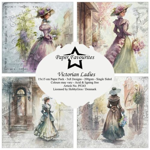 Paper Favourites – Victorian Ladies paperilajitelma 15 x 15 cm