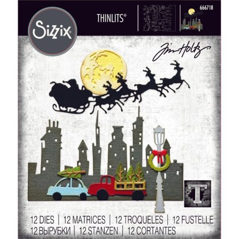 Sizzix Tim Holtz Thinlits stanssi – VAULT CHRISTMAS MAGIC