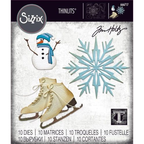 Sizzix Tim Holtz Thinlits stanssi – VAULT WINTER WISHES