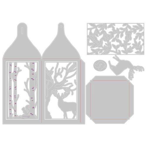 Sizzix stanssi – WOODLAND LANTERN 2