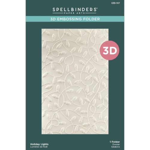 Spellbinders 3D kohokuviointikansio – HOLIDAY LIGHTS