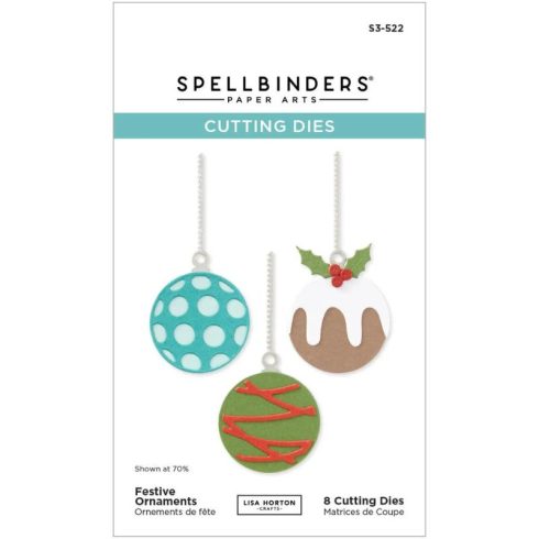 Spellbinders stanssi – FESTIVE ORNAMENTS