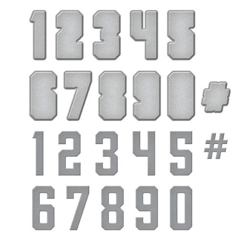 Spellbinders stanssi – JERSEY NUMBERS