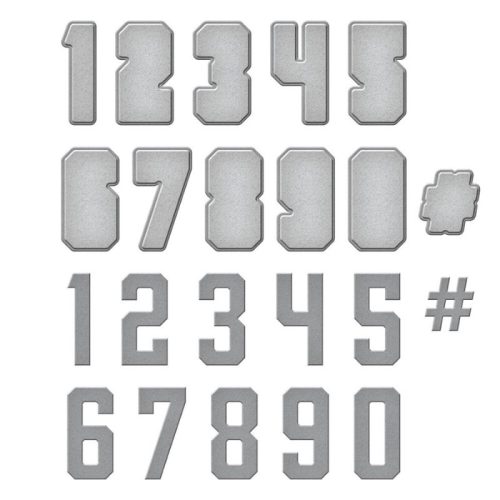 Spellbinders stanssi – JERSEY NUMBERS