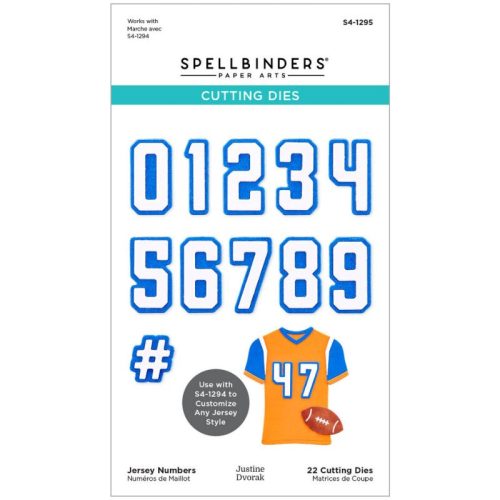 Spellbinders stanssi – JERSEY NUMBERS