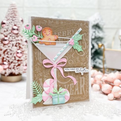 Spellbinders stanssi – OLIVE MARTINIS CHRISTMAS COCTAILS2