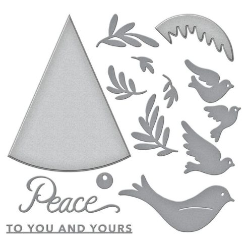 Spellbinders stanssi – PEACE DOVE (1)