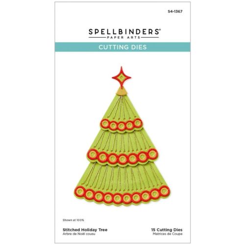 Spellbinders stanssi – STITCHED HOLIDAY TREE