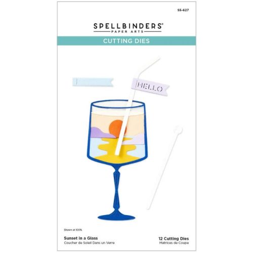 Spellbinders stanssi – SUNSET IN A GLASS