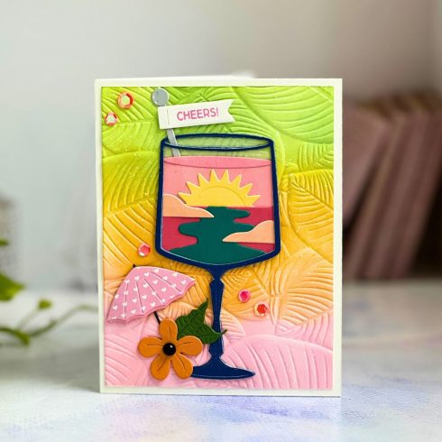 Spellbinders stanssi – SUNSET IN A GLASS1