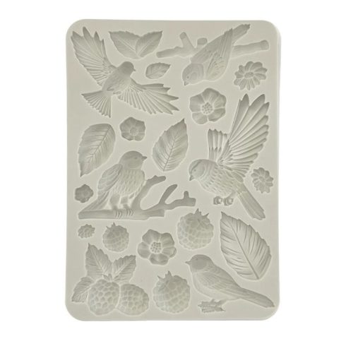 Stamperia – Forest Birds Silicon Mould muotti A5