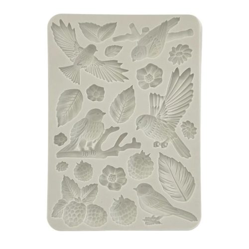 Stamperia – Forest Birds Silicon Mould muotti A5