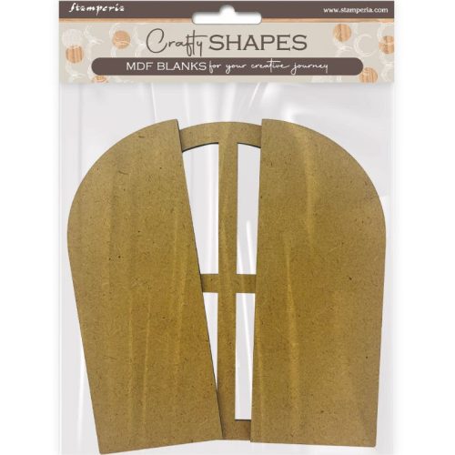 Stamperia – MDF Shape Golden Harmony Window koristepohja