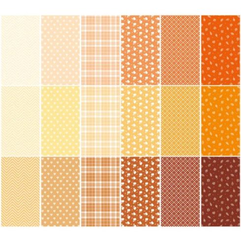 Studio Light Paper Pad – Autumn Ornages Pattern paperilehtiö (A5)