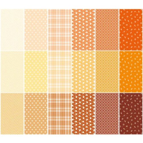 Studio Light Paper Pad – Autumn Ornages Pattern paperilehtiö (A5)