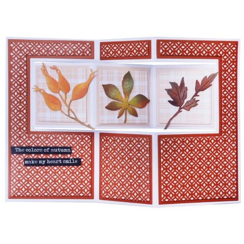 Studio Light Paper Pad – Autumn Ornages Pattern paperilehtiö (A5)