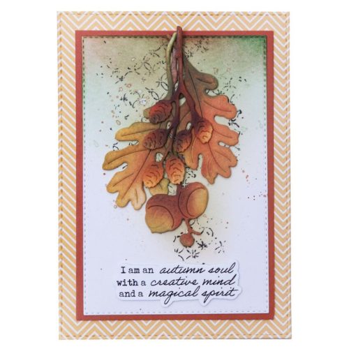 Studio Light Paper Pad – Autumn Ornages Pattern paperilehtiö (A5)