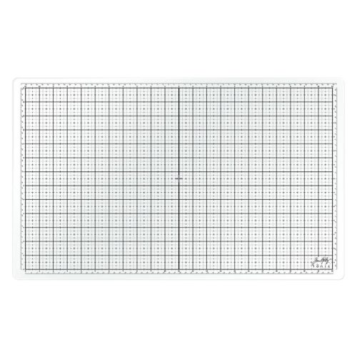 Tim Holtz Glass Studio Mat White – Työskentelyalusta lasinen 13″ x 22″ (1)