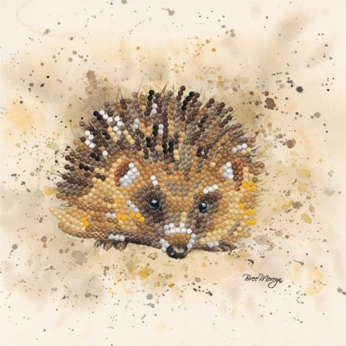 Timanttimaalauskortti Bree Merryn - Diamond Art Card Kit Harley - HEDGEHOG 18x18cm