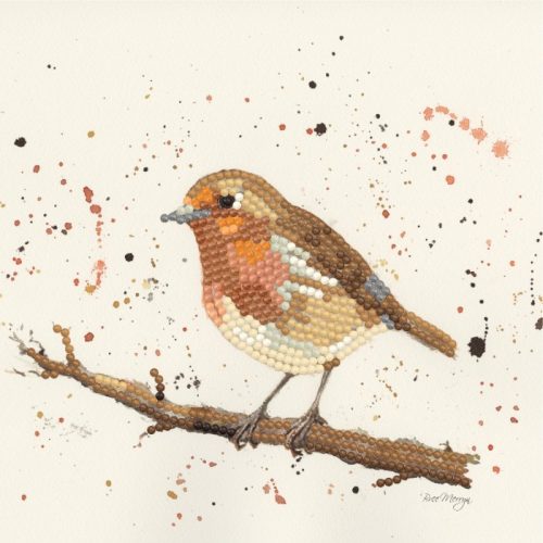 Timanttimaalauskortti Bree Merryn - Diamond Art Card Kit Ralph - ROBIN 18x18cm