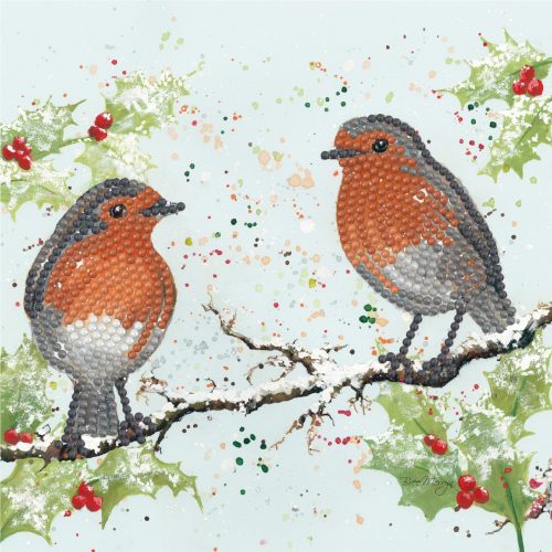 Timanttimaalauskortti Bree Merryn - Diamond Art Card Kit Rupert and Ruth - ROBINS 18x18cm