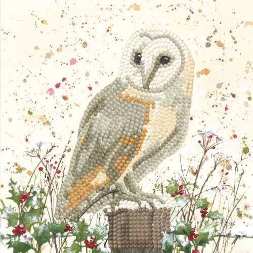 Timanttimaalauskortti Bree Merryn - Diamond Art Card Kit Orion - OWL 18x18cm