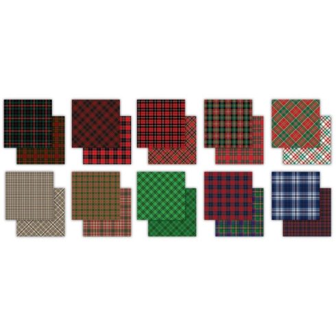 Craft Consortium Tartan paperilehtio