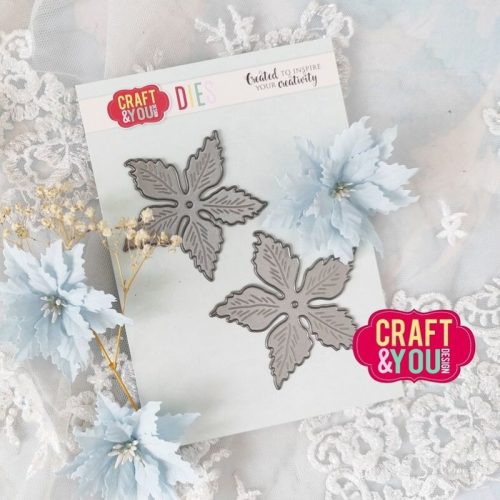 Craft & You Design stanssi – MAGDA'S POINSETTIA BIG FLOWERS