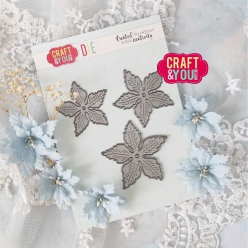 Craft & You Design stanssi – MAGDA'S POINSETTIA SMALL FLOWERS