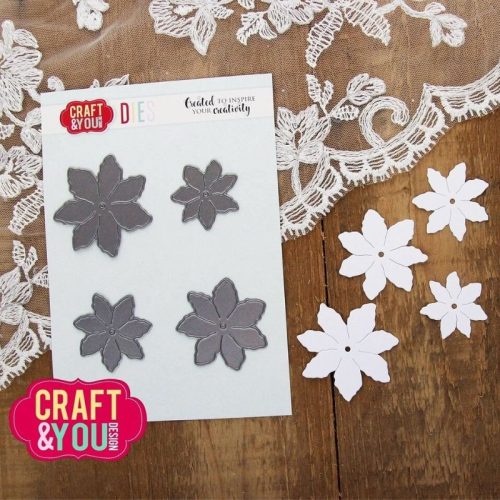 Craft You Design stanssi – MAGDAS SEVEN PETAL FLOWER 1