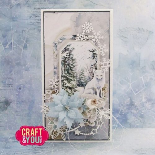 Craft You Design stanssi – SNOWFLAKES BACKGROUND 2