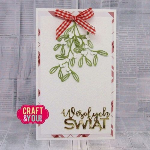 Craft You Design stanssi – SPRIG OF MISTLETOE 1